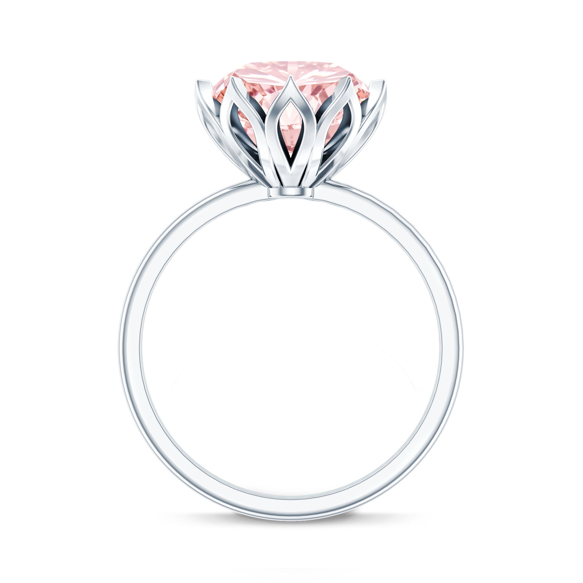 Rosec Jewels-IGI Certified 4 Carat Lab Grown Pink Diamond Ring For Engagement
