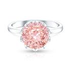 Rosec Jewels-IGI Certified 4 Carat Lab Grown Pink Diamond Ring For Engagement