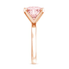 Rosec Jewels-Lab Created 5 Carat Pink Diamond Solitaire Engagement Ring IGI Certified