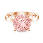 Rosec Jewels-Lab Created 5 Carat Pink Diamond Solitaire Engagement Ring IGI Certified