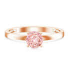 Rosec Jewels-Lab Grown 1 Carat Pink Diamond Solitaire Engagement Ring with IGI Certificate