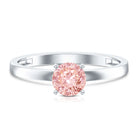 Rosec Jewels-Lab Grown 1 Carat Pink Diamond Solitaire Engagement Ring with IGI Certificate