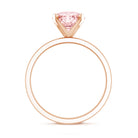 Rosec Jewels-Lab Grown Pink Diamond 3 Carat Solitaire Engagement Ring with IGI Certificate