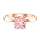 Rosec Jewels-Lab Grown Pink Diamond 3 Carat Solitaire Engagement Ring with IGI Certificate