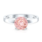 Rosec Jewels-Lab Grown Pink Diamond 3 Carat Solitaire Engagement Ring with IGI Certificate