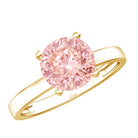 Rosec Jewels-Lab Grown Pink Diamond 3 Carat Solitaire Engagement Ring with IGI Certificate