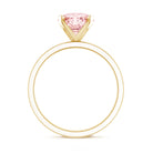 Rosec Jewels-Lab Grown Pink Diamond 3 Carat Solitaire Engagement Ring with IGI Certificate