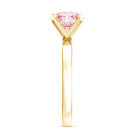 Rosec Jewels-Lab Grown Pink Diamond 3 Carat Solitaire Engagement Ring with IGI Certificate