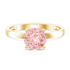 Rosec Jewels-Lab Grown Pink Diamond 3 Carat Solitaire Engagement Ring with IGI Certificate