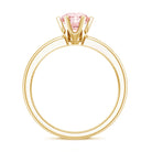 Rosec Jewels-Round Brilliant Cut Lab Grown Pink Diamond 1 Carat Solitaire Ring with IGI Certificate