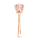 Rosec Jewels-IGI Certified 2 Carat Lab Grown Pink Diamond Solitaire Engagement Ring For Her