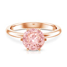 Rosec Jewels-IGI Certified 2 Carat Lab Grown Pink Diamond Solitaire Engagement Ring For Her