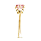 Rosec Jewels-IGI Certified 2 Carat Lab Grown Pink Diamond Solitaire Engagement Ring For Her