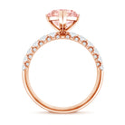 Rosec Jewels-2 Carat Heart Shape Lab Grown Pink Diamond Engagement Ring IGI Certified