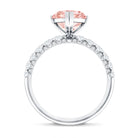 Rosec Jewels-2 Carat Heart Shape Lab Grown Pink Diamond Engagement Ring IGI Certified