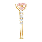 Rosec Jewels-2 Carat Heart Shape Lab Grown Pink Diamond Engagement Ring IGI Certified