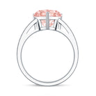 Rosec Jewels-Lab Grown 3 Carat Pink Diamond Heart Engagement Ring IGI Certified