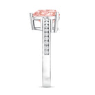Rosec Jewels-Lab Grown 3 Carat Pink Diamond Heart Engagement Ring IGI Certified