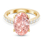 Rosec Jewels-Huge 5 Carat Lab Grown Pink Diamond Oval Engagement Ring IGI Certified