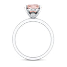 Rosec Jewels-IGI Certified 3 Carat Lab Grown Pink Diamond Oval Solitaire Engagement Ring