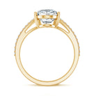 Rosec Jewels-3 Carat IGI Certified Lab Grown Pear Diamond Engagement Ring with Split Shank