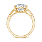 Rosec Jewels-IGI Certified 5 Carat Lab Grown Diamond Statement Engagement Ring with Split Shank