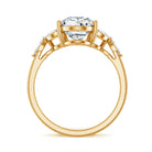 3 Carat Lab Grown Pear Shaped Diamond Engagement Ring with IGI Certificate Lab - ( E-VS1 ) - Rosec Jewels