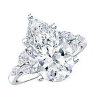 Rosec Jewels-IGI Certified 4 Ct Lab Grown Diamond Large Statement Ring for Women