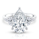 Rosec Jewels-IGI Certified 4 Ct Lab Grown Diamond Large Statement Ring for Women