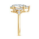 Rosec Jewels-IGI Certified 4 Ct Lab Grown Diamond Large Statement Ring for Women