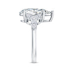 Rosec Jewels-IGI Certified 5 Carat Pear Shaped Lab Grown Diamond Huge Cocktail Ring