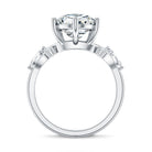 Rosec Jewels-IGI Certified 5 Carat Pear Cut Lab Grown Diamond Big Statement Ring