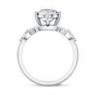 Rosec Jewels-Lab Grown 3 Carat Diamond Vintage Looking Engagement Ring with IGI Certificate