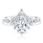 Rosec Jewels-Lab Grown 3 Carat Diamond Vintage Looking Engagement Ring with IGI Certificate