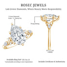 Rosec Jewels-Lab Grown 3 Carat Diamond Vintage Looking Engagement Ring with IGI Certificate