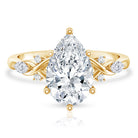Rosec Jewels-Lab Grown 3 Carat Diamond Vintage Looking Engagement Ring with IGI Certificate
