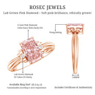 Rosec Jewels-Lab Grown 2 Carat Fancy Pink Diamond Solitaire Engagement Ring IGI Certified