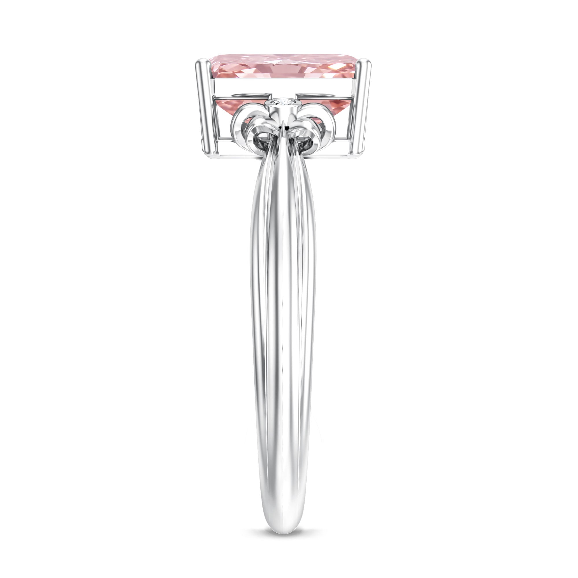Rosec Jewels-Lab Grown 2 Carat Fancy Pink Diamond Solitaire Engagement Ring IGI Certified