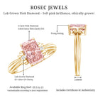 Rosec Jewels-Lab Grown 2 Carat Fancy Pink Diamond Solitaire Engagement Ring IGI Certified