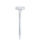 Certified Diamond Cluster Ring in Illusion Setting Natural - ( HI-SI ) - Rosec Jewels