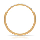 Baguette Diamond East West Stackable Ring Natural - ( HI-SI ) - Rosec Jewels