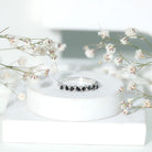 Rosec Jewels-Natural Marquise Black Spinel Diamond Half Eternity Ring