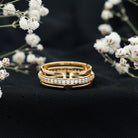 Moissanite Wedding Band in Pinpoint Setting D-VS1 - Rosec Jewels
