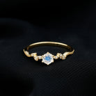 Rosec Jewels-Nature Inspired Moonstone Diamond Promise Ring for Women