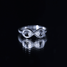 Certified Real Diamond Infinity Promise Ring for Women Natural - ( HI-SI ) - Rosec Jewels