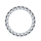 Rosec Jewels-Genuine Pear Shaped Black Onyx Stackable Wedding Band