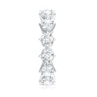 Designer Moissanite Anniversary Band Ring D-VS1 - Rosec Jewels