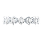 Designer Moissanite Anniversary Band Ring D-VS1 - Rosec Jewels