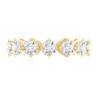 Designer Moissanite Anniversary Band Ring D-VS1 - Rosec Jewels