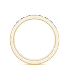 Certified Lab Grown Blue Sapphire Eternity Band Ring in Channel Set AAAA - Rosec Jewels